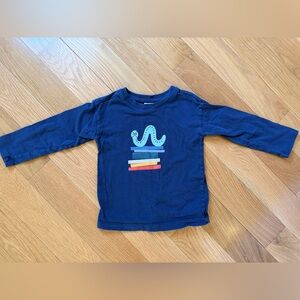 Hanna Andersson 3T Book Worm Shirt